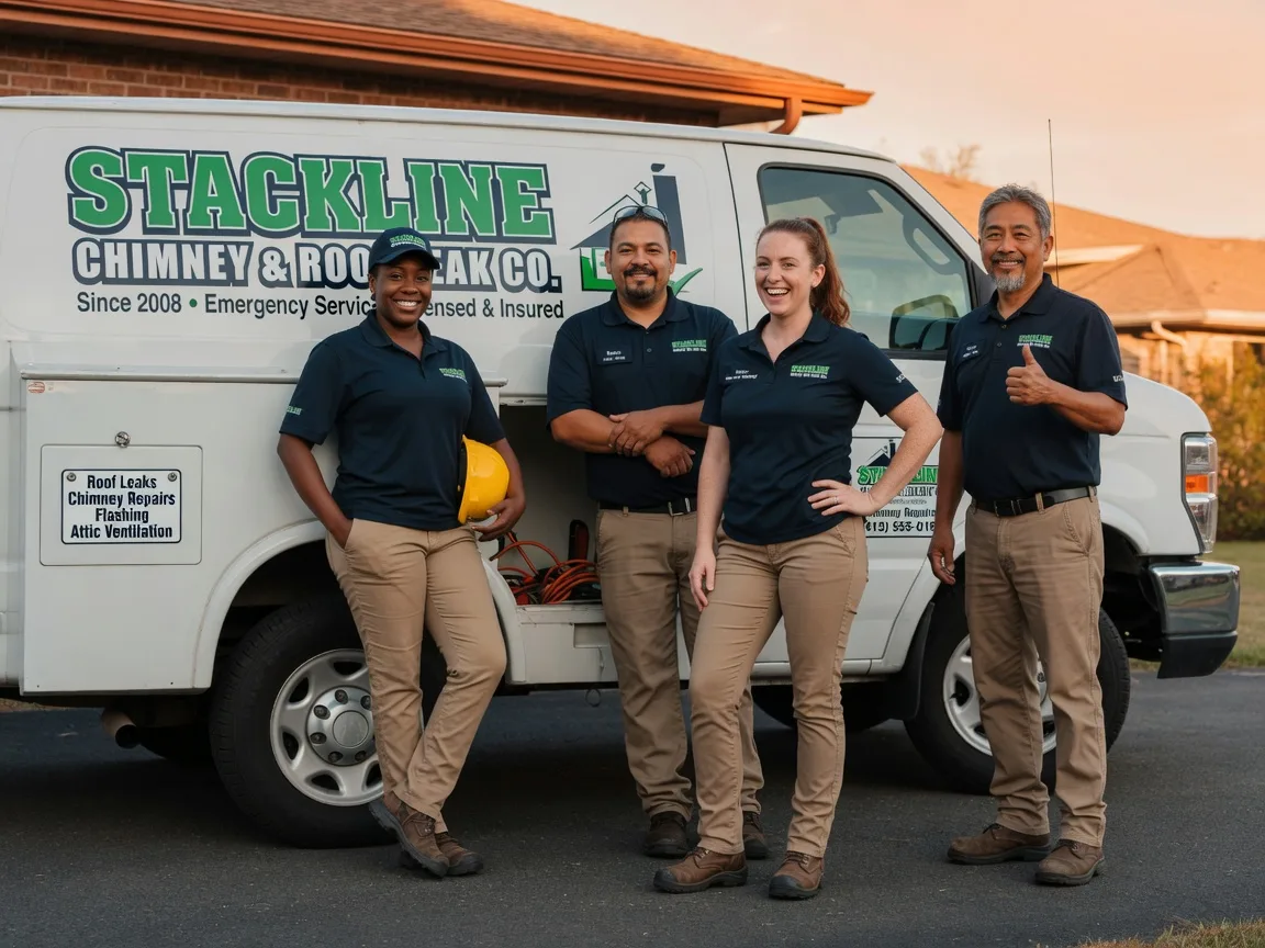 Chimney flashing repair company in Leon, KS